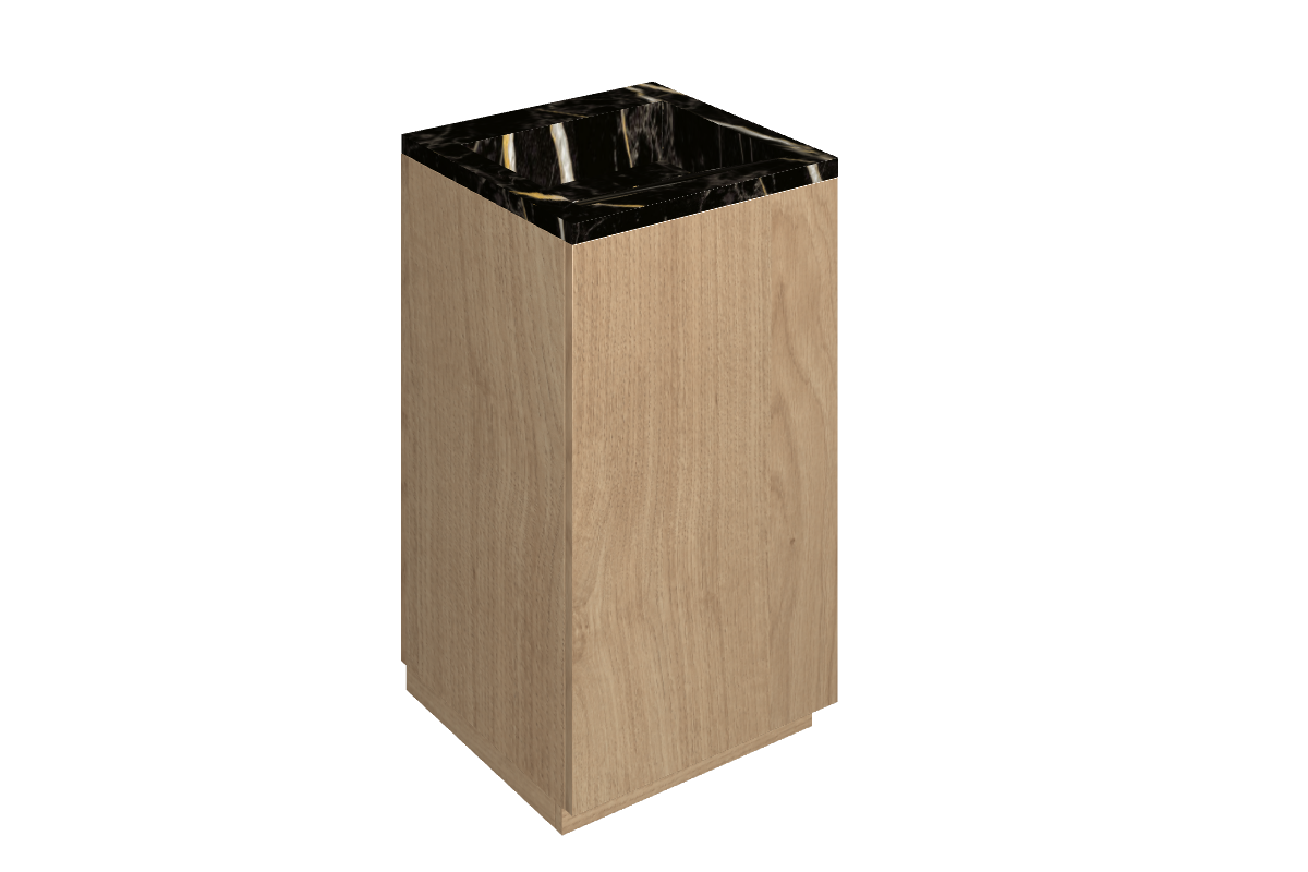 Cube Air Washbasin 50 Wood