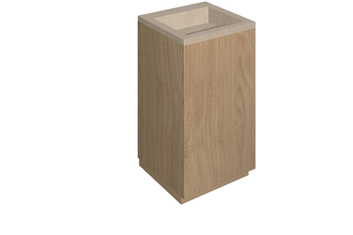 Cube Air Washbasin 50 Wood