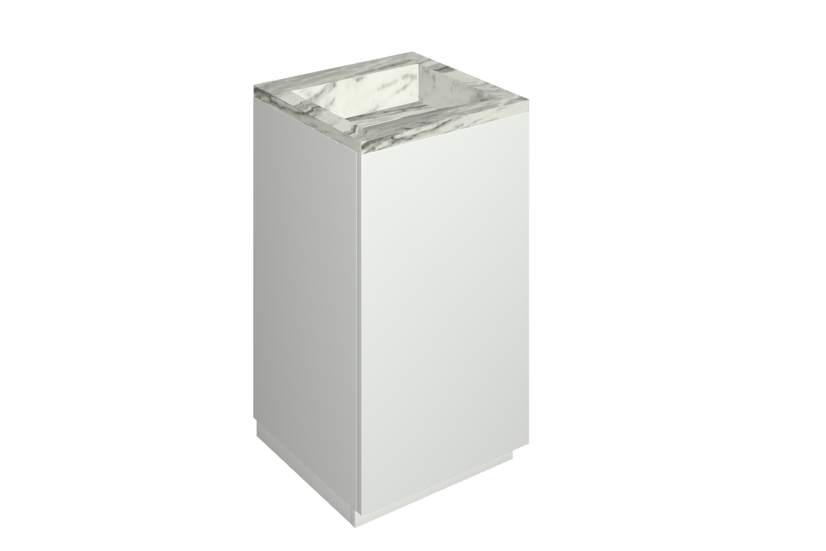 Cube Air Washbasin 50 White