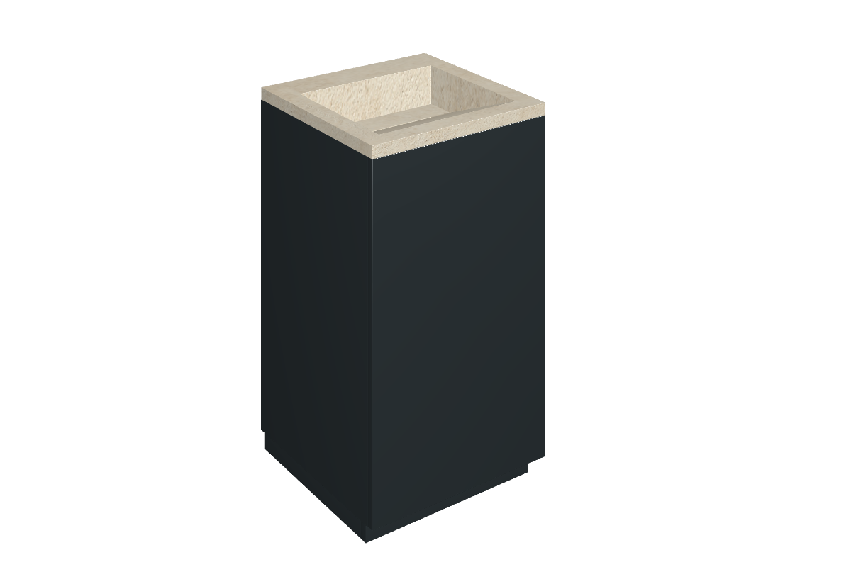 Cube Air Раковина 50 Black
