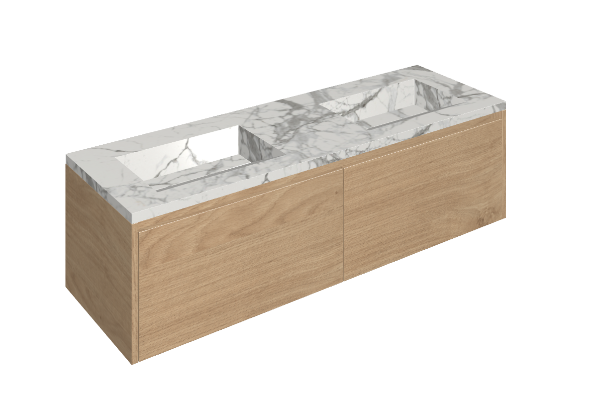 Fly Air Washbasin Duo 150 Wood