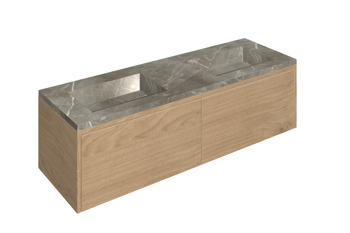 Fly Air Washbasin Duo 150 Wood